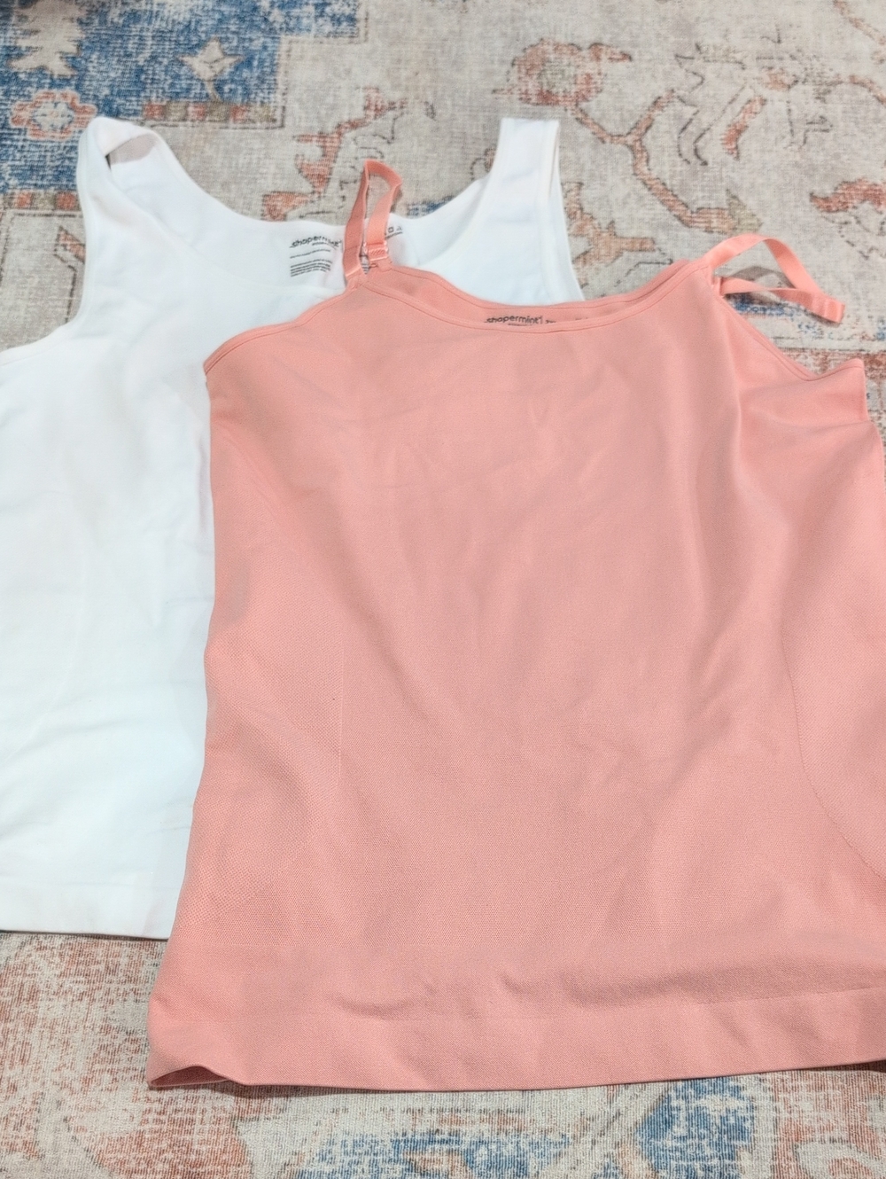 Shapermint Shapewear - Peach and White 2 Pack